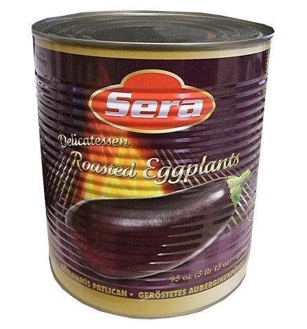 Roasted Eggplants, Delicatessen (Sera) 95 oz (5 lb 15 oz) Can - Parthenon Foods