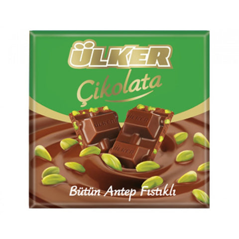 Milk Chocolate with Pistachios (Ulker) 65g - Parthenon Foods