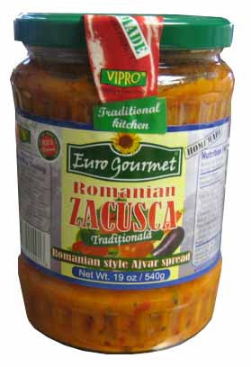 Romanian Zacusca Ajvar Spread (Euro Gourmet) 19oz (540g) - Parthenon Foods