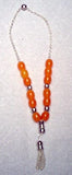 Worry Beads - Komboloi, Yellow with Silver - Parthenon Foods