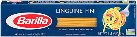 Linguine Fini (Barilla) 1 lb (454g) - Parthenon Foods