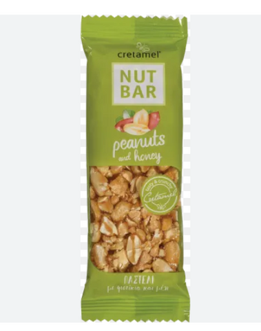 Peanuts and Honey Bar (Cretamel) 100g - Parthenon Foods