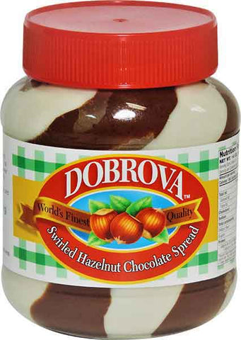 Swirled Hazelnut Chocolate Spread (dobrova) 400g - Parthenon Foods