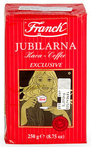 Fine Ground Coffee (franck) 250g, RED PKG, Jubilarna - Parthenon Foods