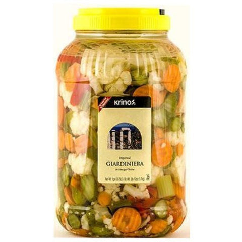 Giardiniera Imported (Krinos) 1 Gal - Parthenon Foods