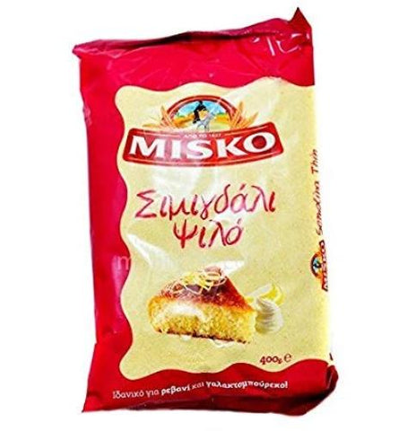 Semolina Fine (Misko) 400g - Parthenon Foods