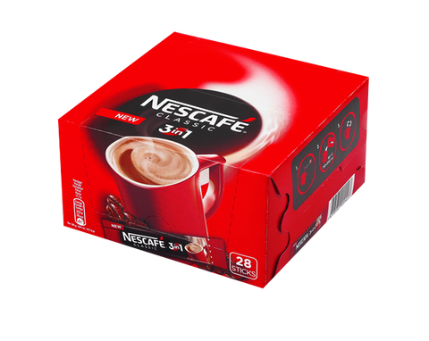 Nescafe classic 3 in 1, CASE (24 x 18g) - Parthenon Foods