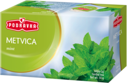 Mint Herb Tea, 20 bags, (podravka) 30g - Parthenon Foods