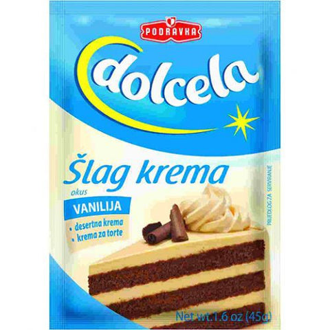 Whipped Topping Powder Slag - Vanilla (Podravka) 1.6oz - Parthenon Foods