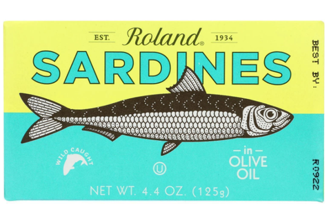 Sardines in Olive Oil (Roland) 4.3 oz - Parthenon Foods