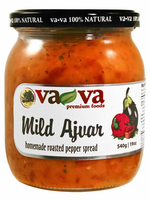 Home Made Ajvar-Mild (Vava) 19oz (540g) - Parthenon Foods