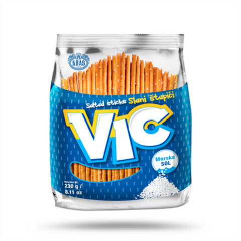 VIC Sticks, Pretzels, Slani Stapici (Kras) 230g - Parthenon Foods